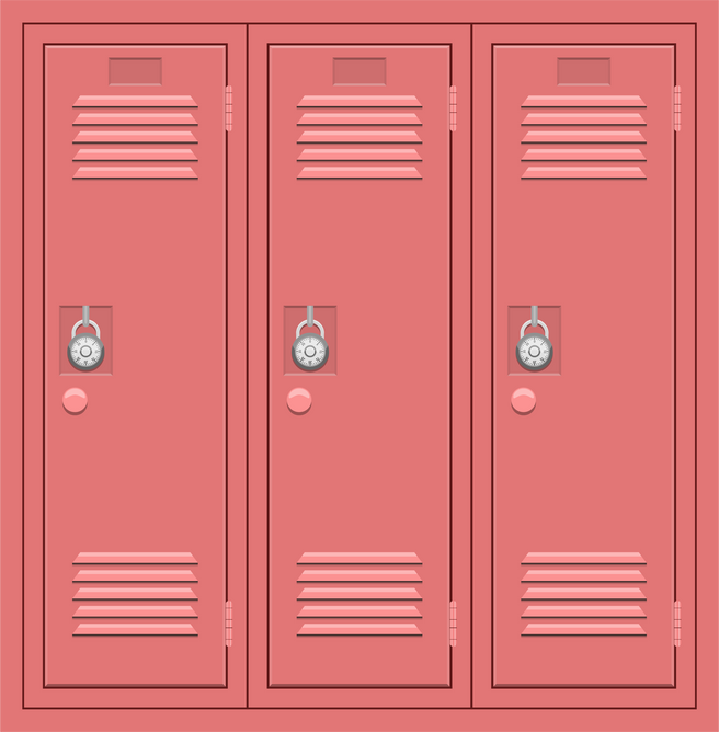 School Locker Illustration